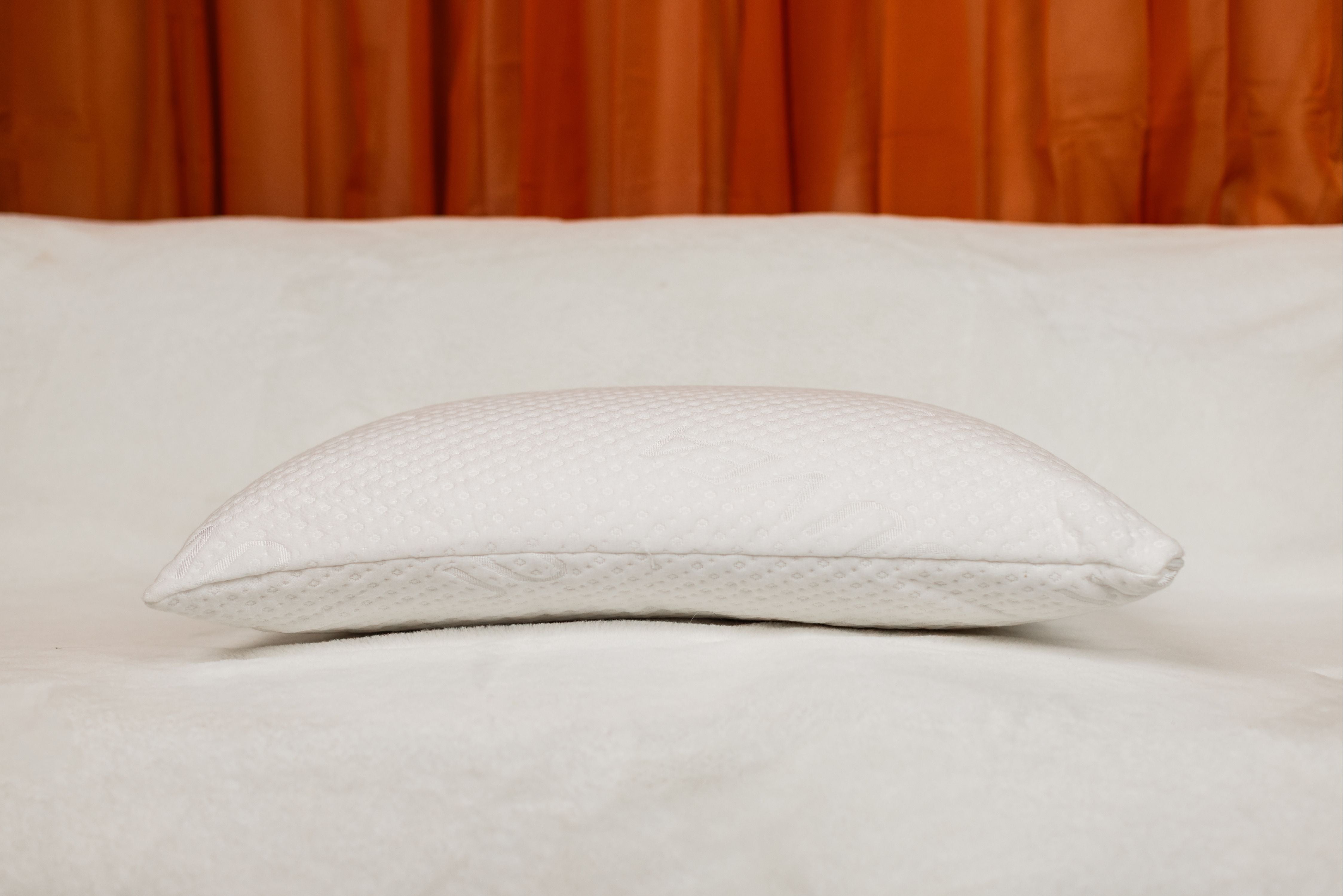 JUVEA® Elevate — High-Profile Natural Talalay Latex Pillow with Tencel Cover