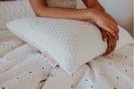 Load image into Gallery viewer, JUVEA® Essential Low-Profile Talalay Latex Pillow with Organic Cotton Cover
