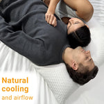 Load image into Gallery viewer, couple sleeping on juvea pillow
