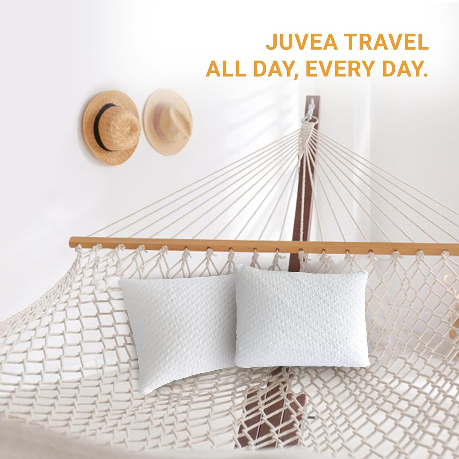 Hammock with 2 Juvea Travel Pillows
